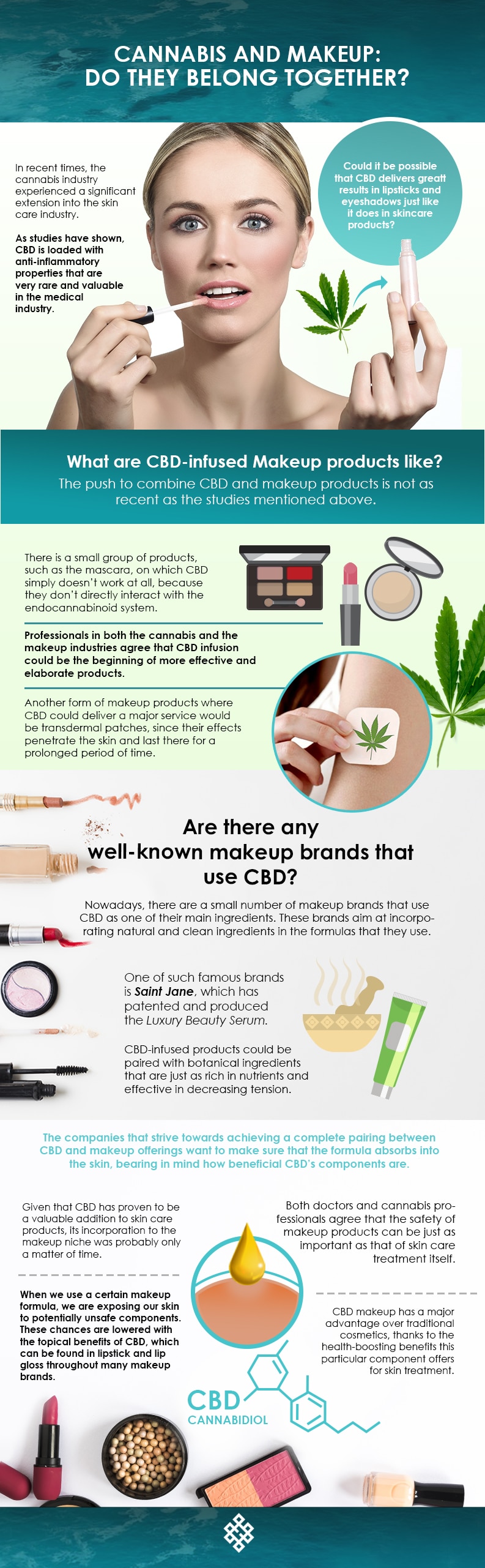 cannabis and makeup